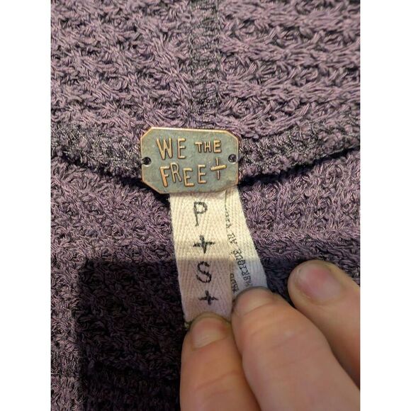 Free People off the shoulder thermal top small - Picture 5 of 5